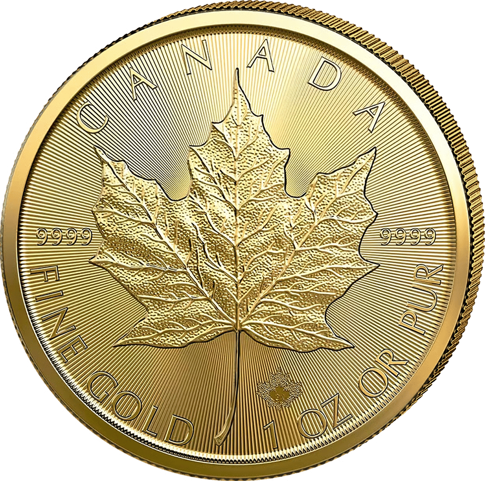 1 Unze Gold 2024 · Ahornblattseite