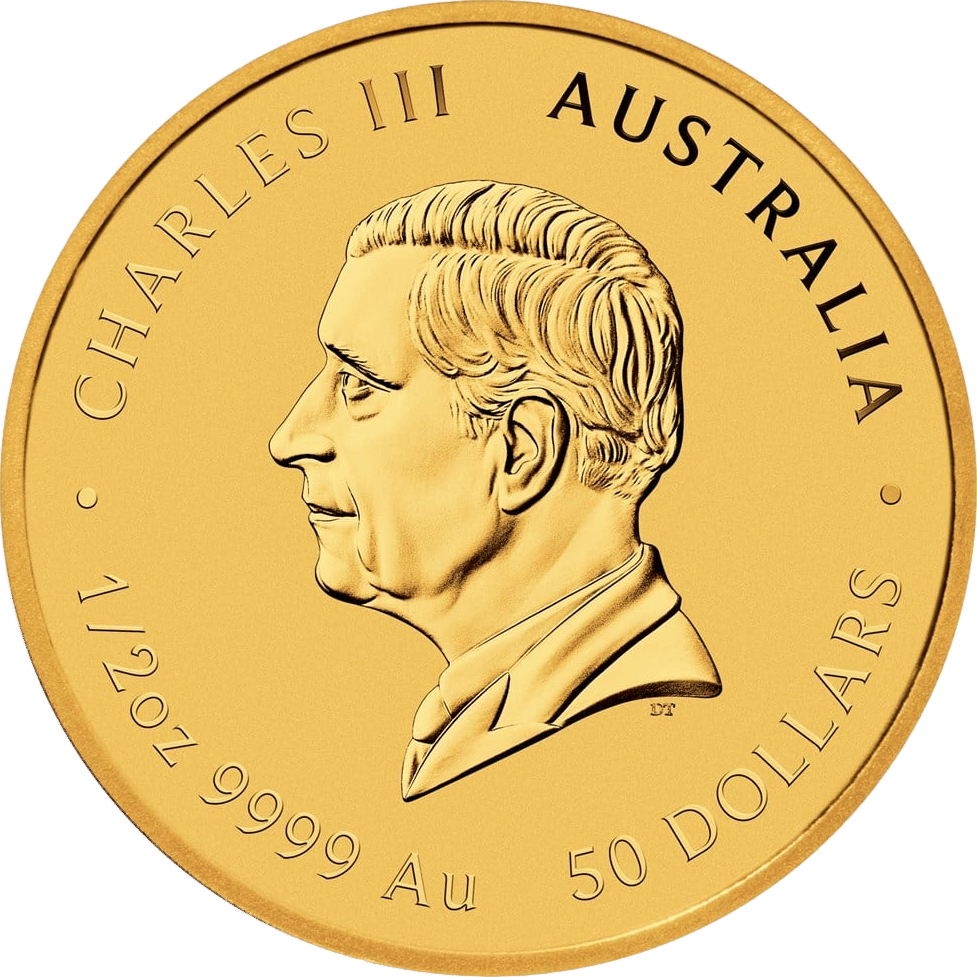 Abbildung der Wertseite: König Charles III. im Profil, Umschrift CHARLES III und AUSTRALIA, unten der Nennwert