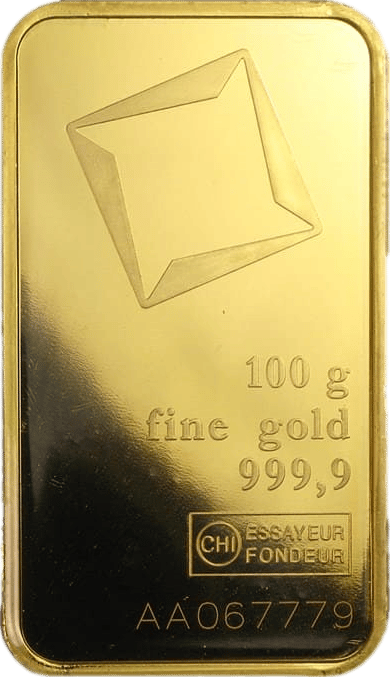100 g minted bar · Front