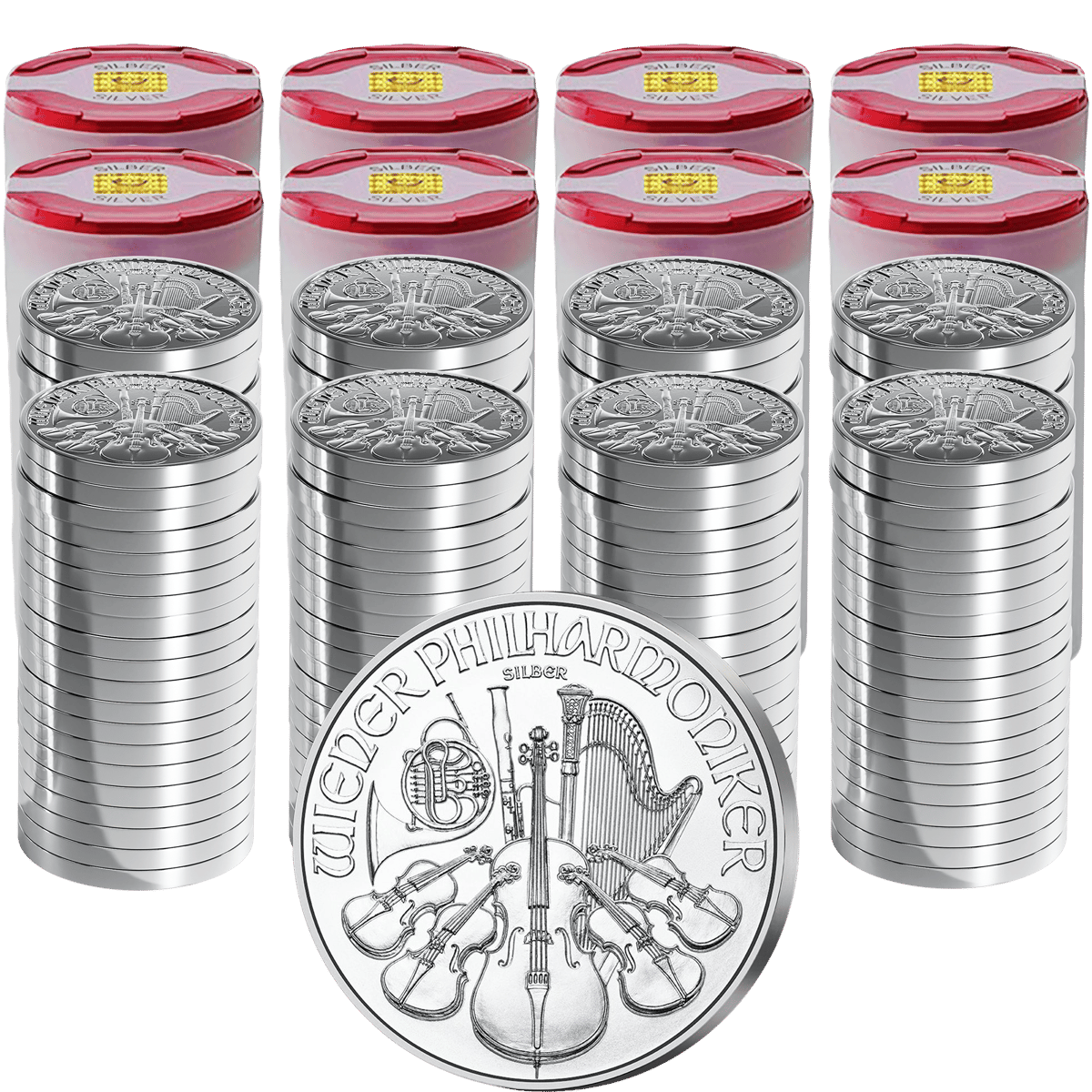 160 × 1 Unze Silber Wiener Philharmoniker 2026