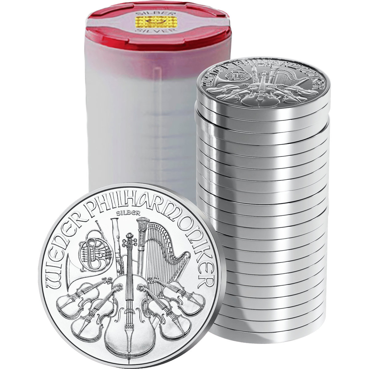 20 × 1 Unze Silber Wiener Philharmoniker 2026