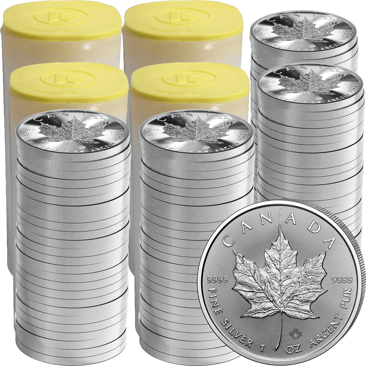 100 Silber Maple Leafs 2026