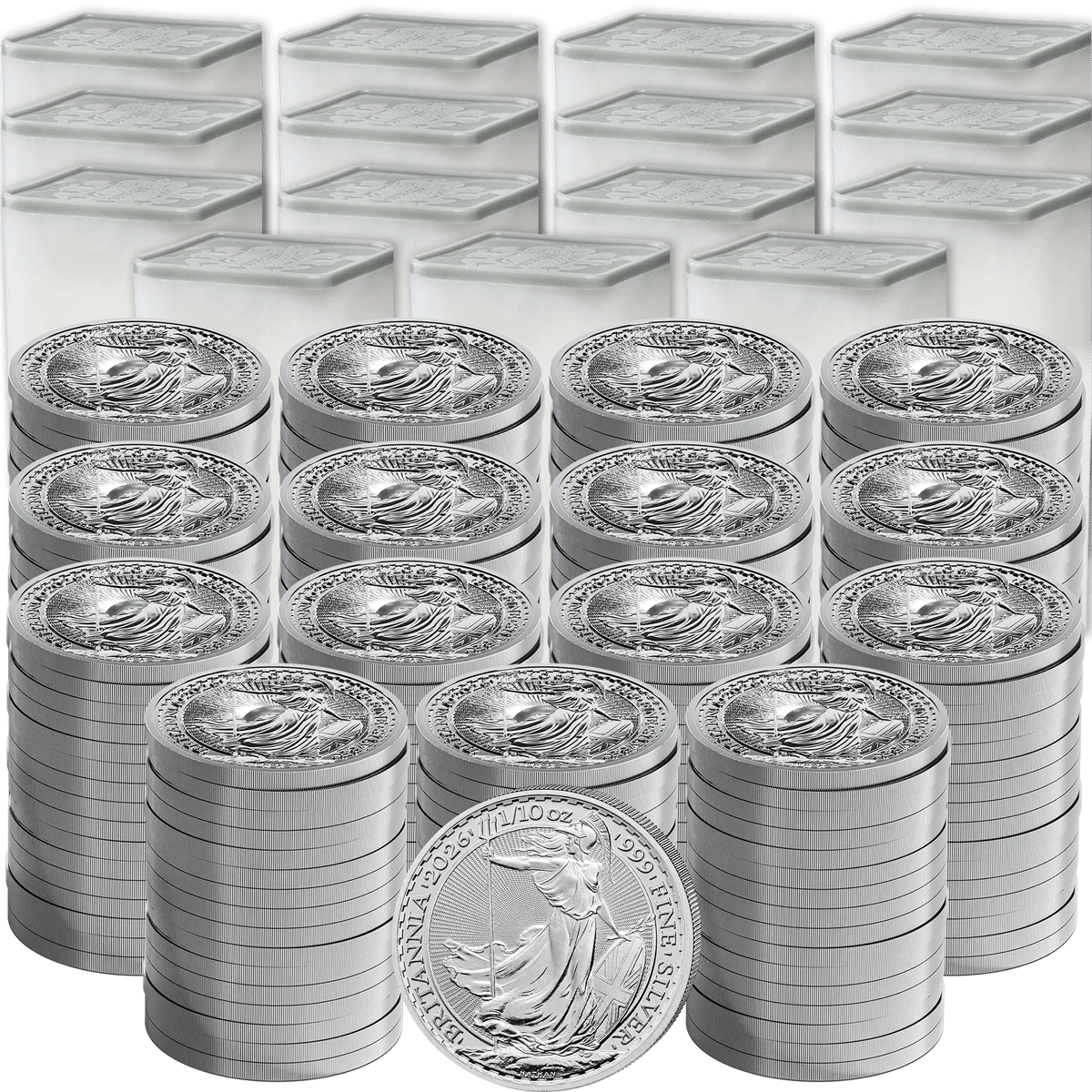 240 × 1/10 Unze Silber Britannia 2026