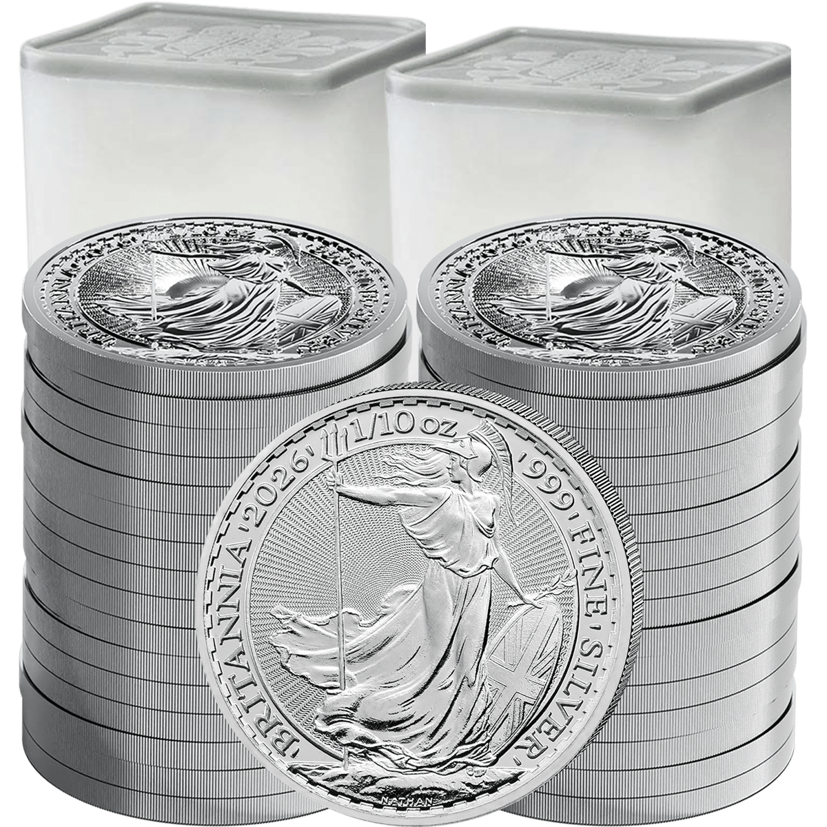 32 × 1/10 Unze Silber Britannia 2026