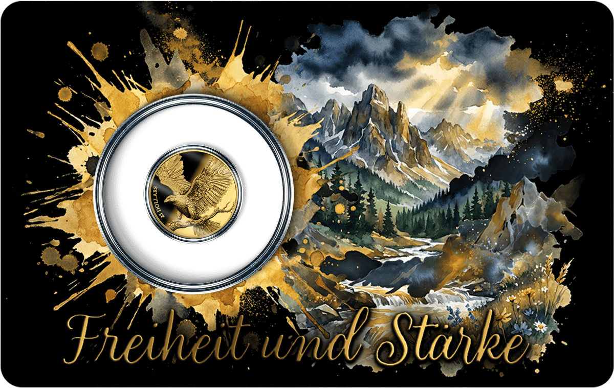 1/200 ounce gold Golden Eagle 2026 · Coin card, back