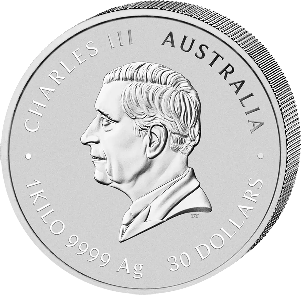Imagen de la cara de la efigie: el rey Charles III de perfil, la leyenda CHARLES III y AUSTRALIA, abajo el valor nominal