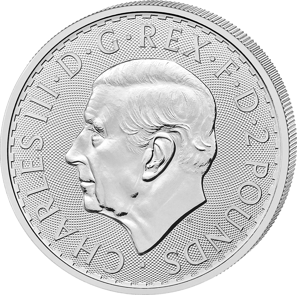 1 onza de plata 2027 · Cara con el retrato