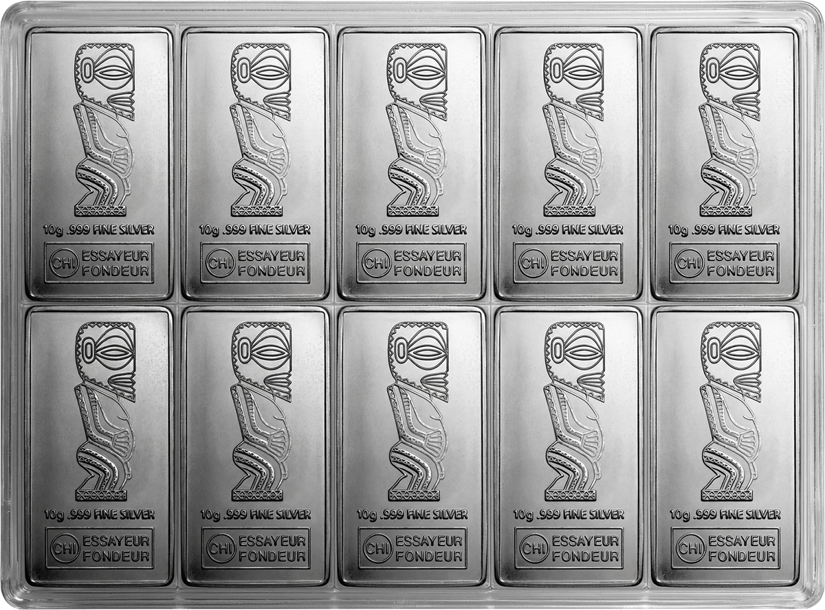 Silber CombiCoin 10 × 10 g Cook Islands