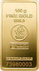 100g Goldbarren