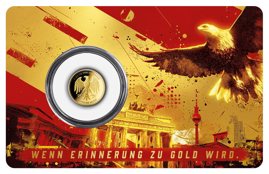 1/200 Unze Gold · Hinten: Adlerseite