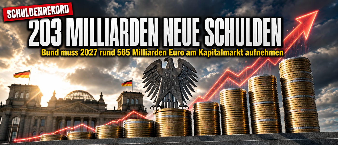 203 Milliarden neue Schulden – und kein Aufschwung in Sicht