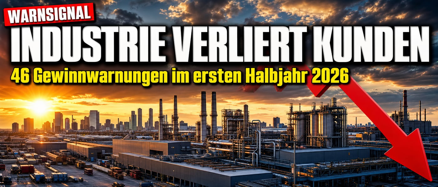 46 Gewinnwarnungen: Deutschlands Industrie verliert die Kunden
