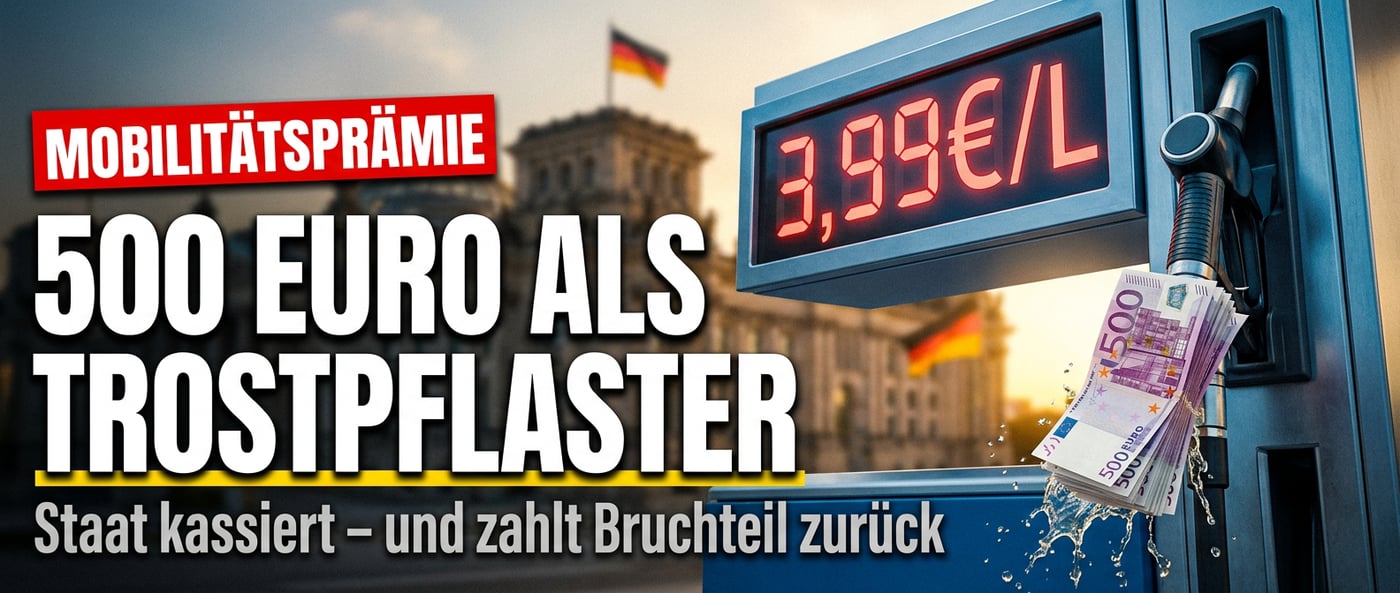 500 Euro fürs Volk: Wie die CDU den Steuerzahler mit seinem eigenen Geld beruhigen will