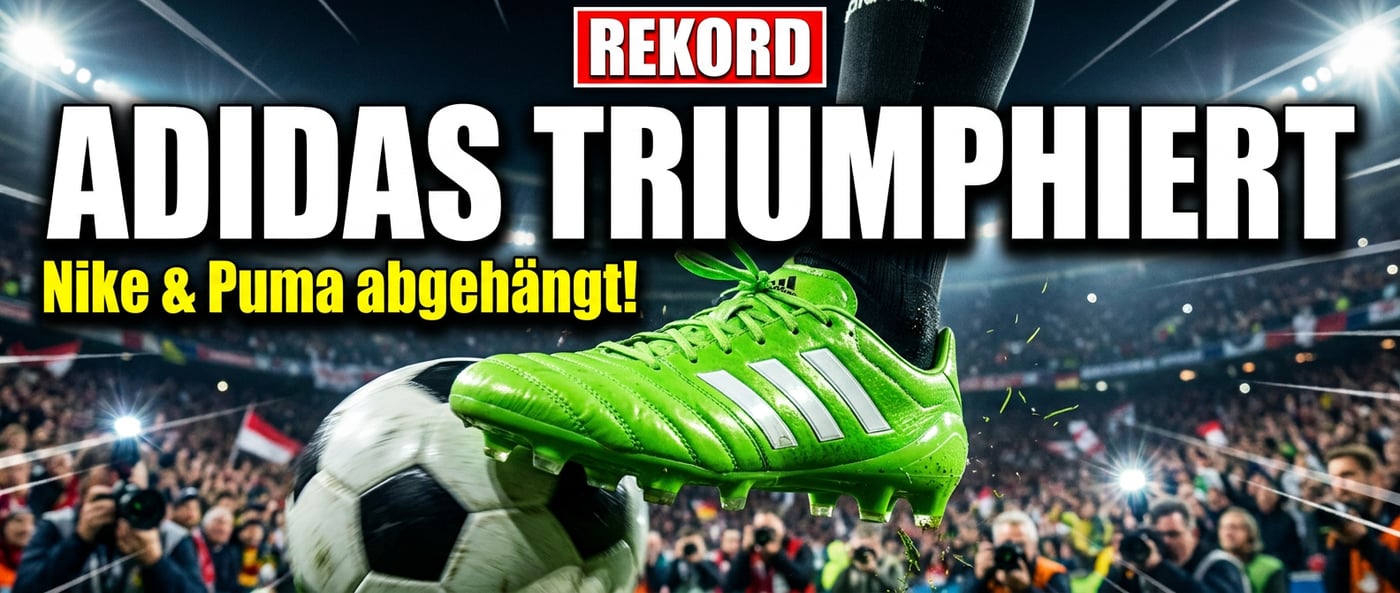 Adidas auf Siegeszug: Während Nike und Puma schwächeln, erobern die drei Streifen die Fußball-WM