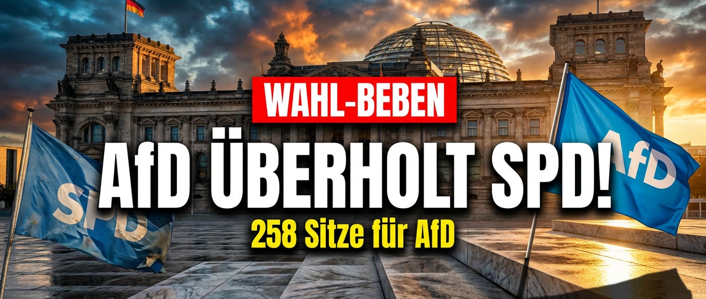 AfD könnte SPD bei Bundespräsidentenwahl erstmals überflügeln