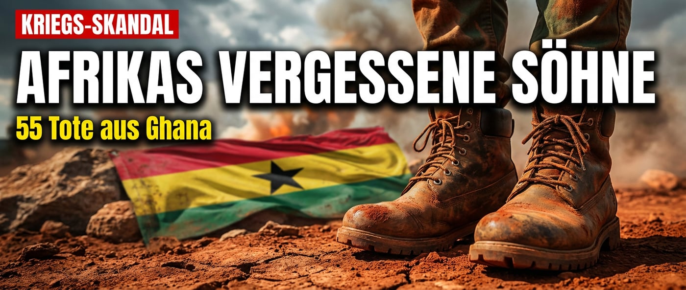 Afrikas vergessene Söhne: Wie Ghanaer als Kanonenfutter in den Ukraine-Krieg gelockt werden