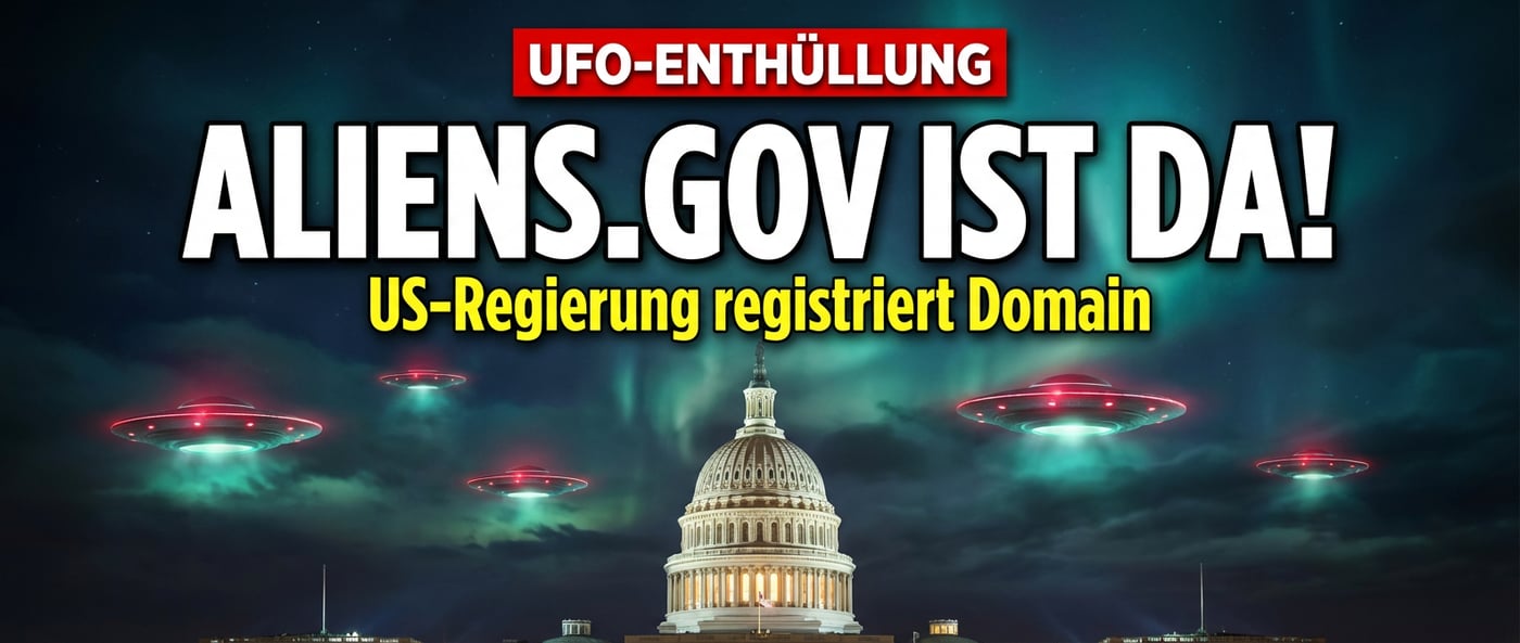 Aliens.gov: US-Regierung registriert Domain für außerirdische Enthüllungen – steht die große Offenbarung bevor?