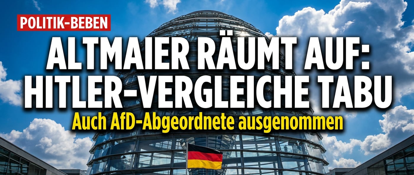 Altmaier zieht klare Linie: Kein gewählter Parlamentarier verdient den Hitler-Vergleich – auch keiner der AfD