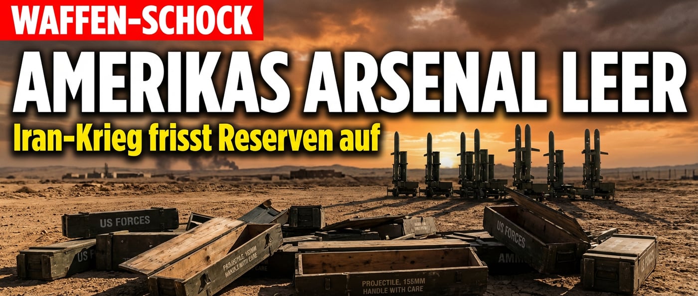 Amerikas Waffenarsenale leeren sich: Der Iran-Krieg als strategisches Desaster für die US-Kampfkraft