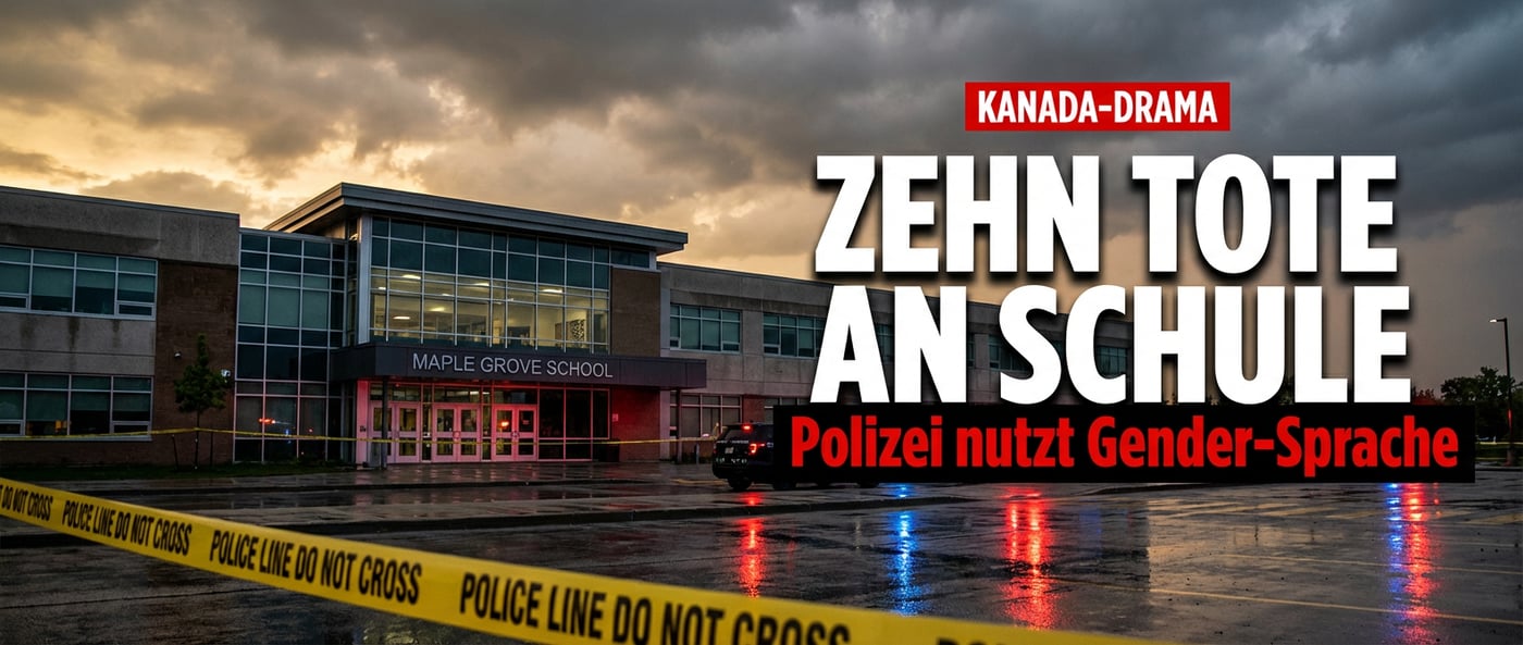 Amoklauf in Kanada: Zehn Tote an Schule – und eine Polizei, die sich in Gender-Sprache übt