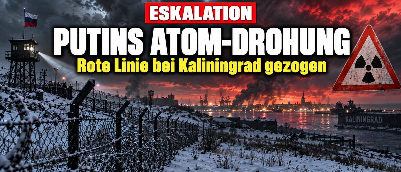 Atom-Drohung aus Moskau: Putin zieht bei Kaliningrad die rote Linie!