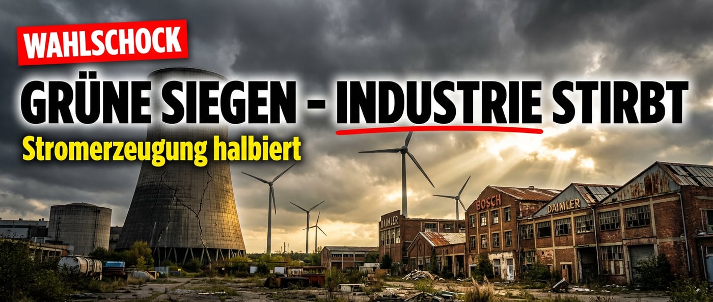 Baden-Württemberg wählt den Niedergang: Grüne triumphieren, die Industrie stirbt leise