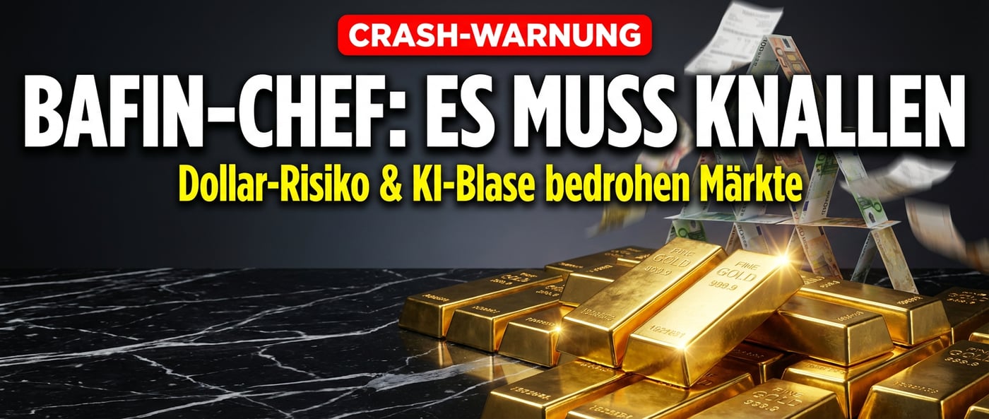 BaFin-Chef warnt vor dem großen Crash: „Irgendwann muss es knallen"