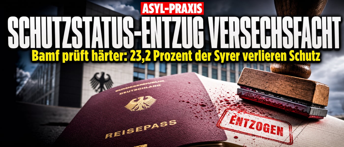 Bamf zieht durch: Tausende Syrer verlieren ihren Schutzstatus