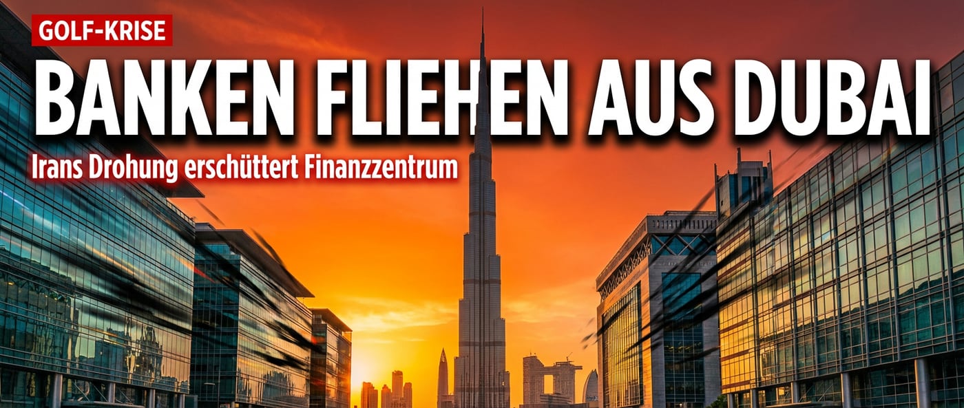 Banken fliehen aus Dubai: Irans Drohungen erschüttern das Finanzzentrum am Golf