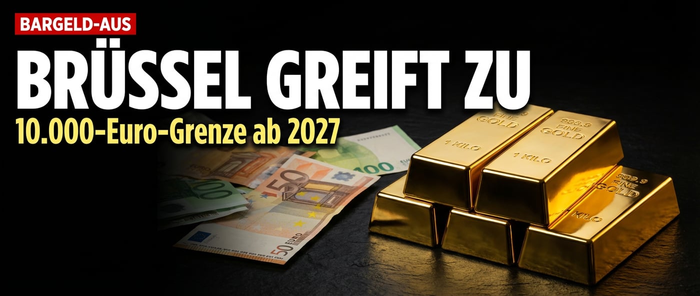Bargeldobergrenze ab 2027: Brüssels leiser Griff nach Ihrer finanziellen Freiheit
