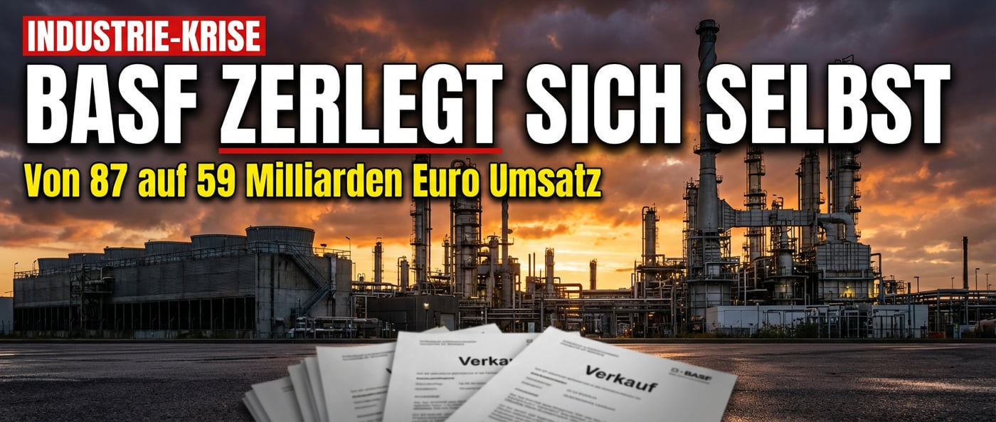 BASF zerlegt sich selbst: Deutschlands Chemie-Gigant auf dem Rückzug