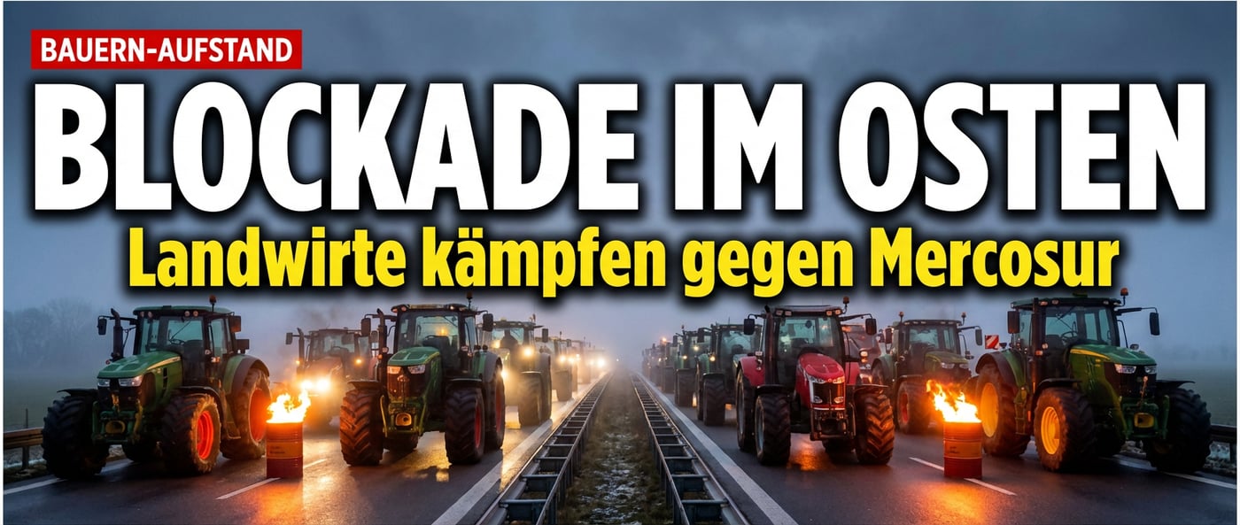 Bauernaufstand im Osten: Landwirte kämpfen gegen Mercosur-Abkommen und politische Ignoranz
