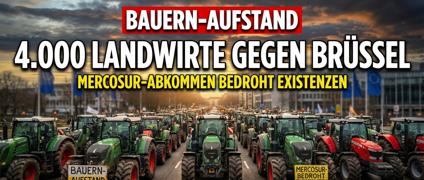 Bauernaufstand in Straßburg: 4.000 Landwirte kämpfen gegen Brüsseler Freihandels-Wahnsinn
