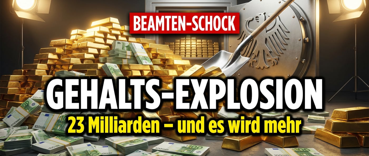 Beamtengehälter explodieren: Der Staat bedient sich selbst – auf Kosten der Steuerzahler