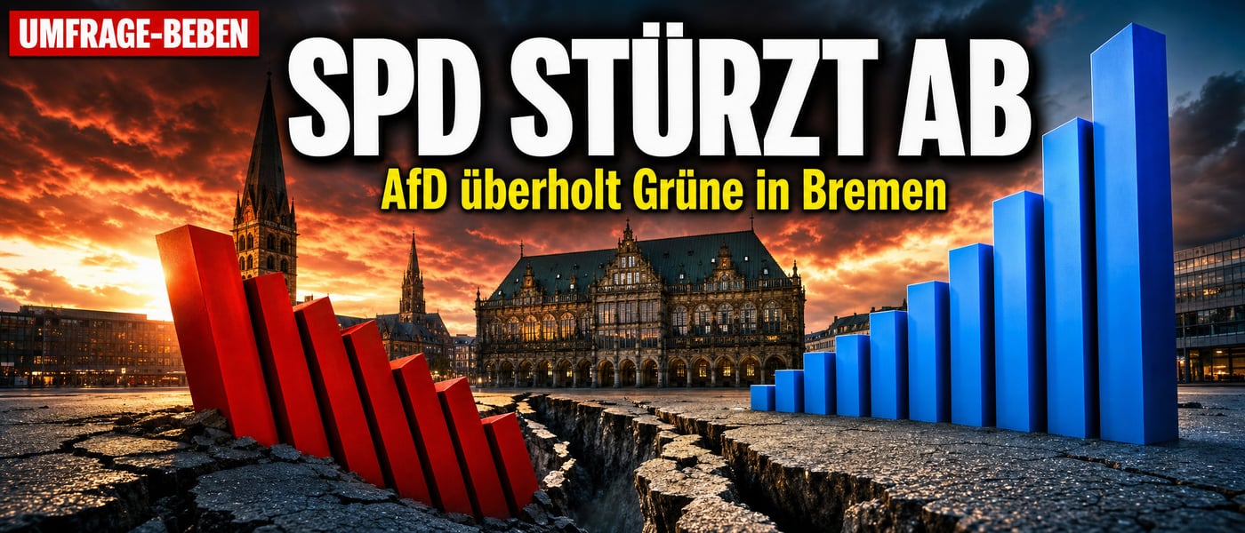 Beben an der Weser: SPD stürzt in Bremen ab – AfD überholt die Grünen