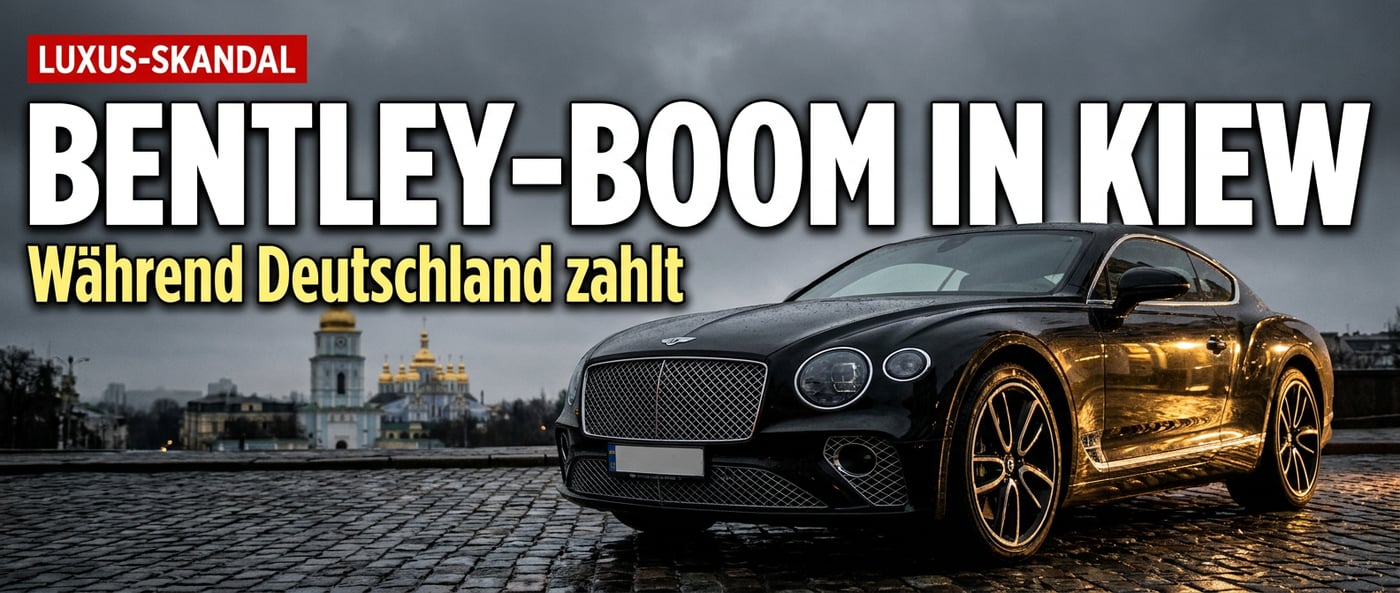Bentley boomt in Kiew: Während deutsche Steuerzahler bluten, rollen die Luxuskarossen