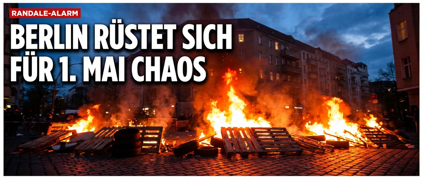 Berlin rüstet sich für Chaos: Linksextreme Randale am 1. Mai vorprogrammiert