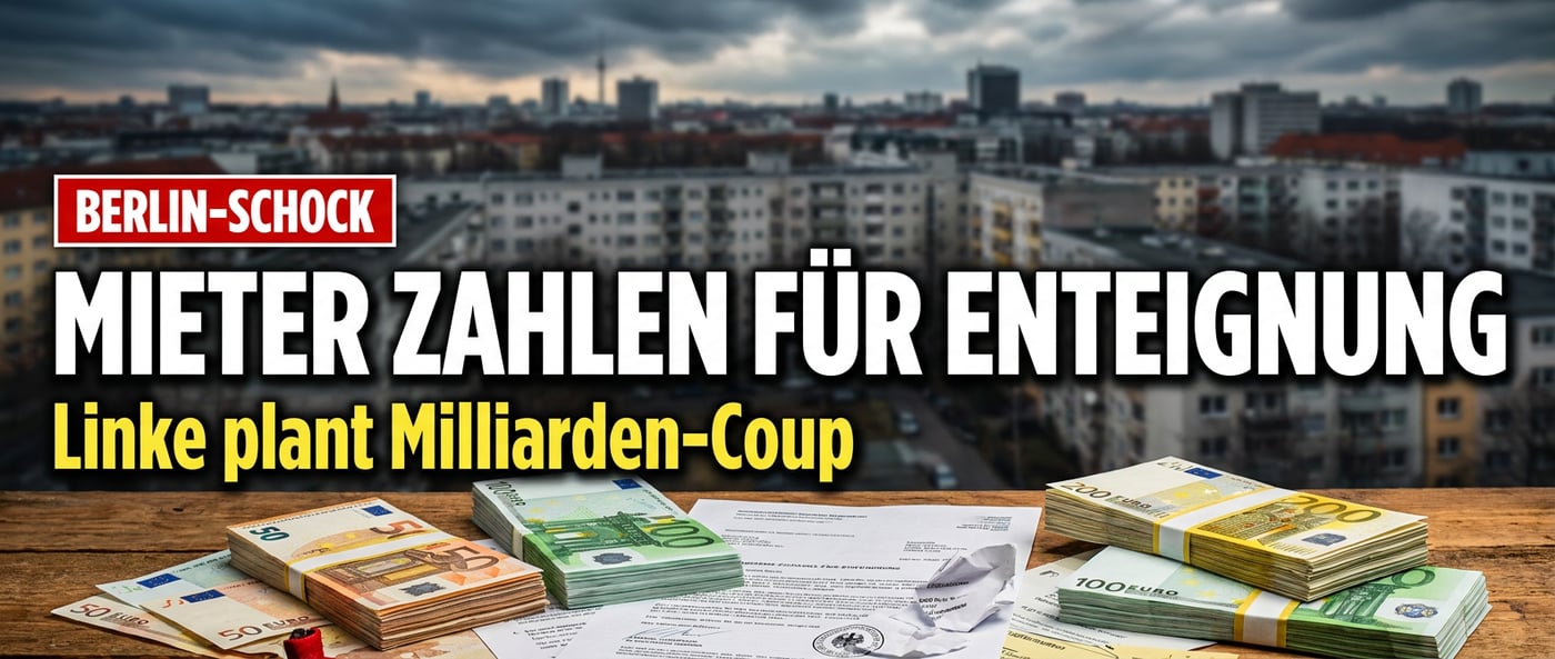 Berliner Linke träumt vom großen Enteignungs-Coup – Mieter sollen die Zeche zahlen