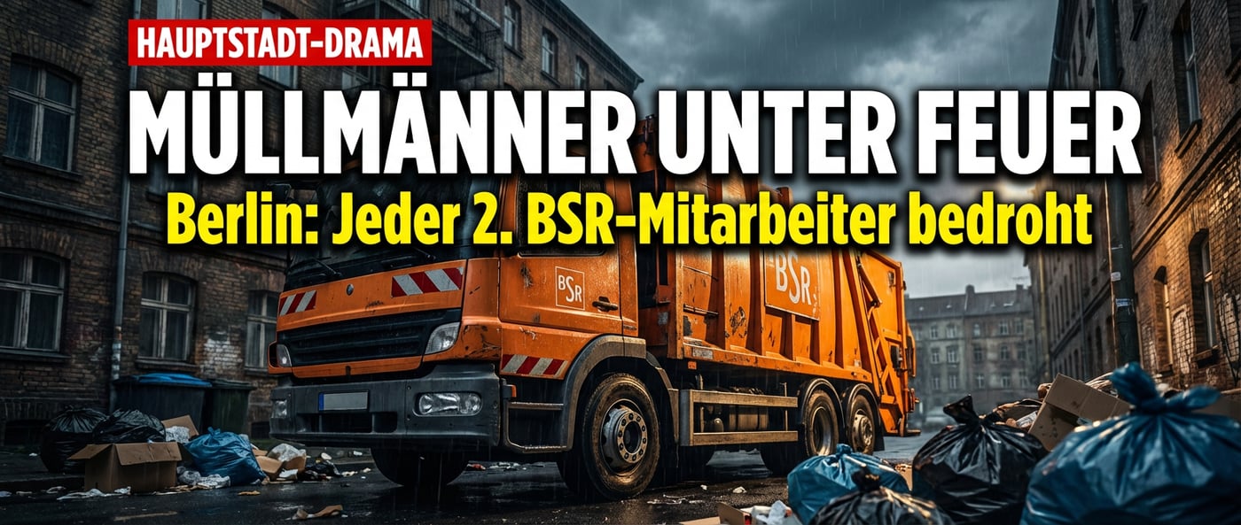 Berliner Stadtreinigung im Ausnahmezustand: Mitarbeiter unter Dauerbeschuss