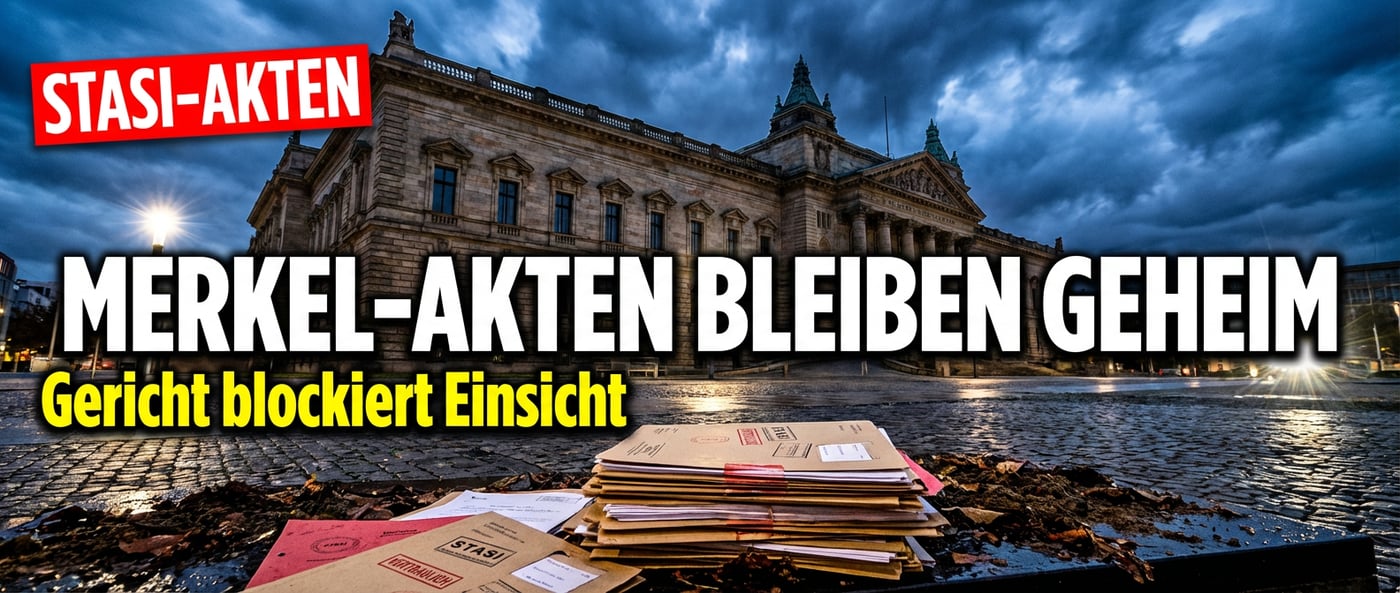 Berliner Verwaltungsgericht mauert: Merkels Stasi-Vergangenheit bleibt im Dunkeln