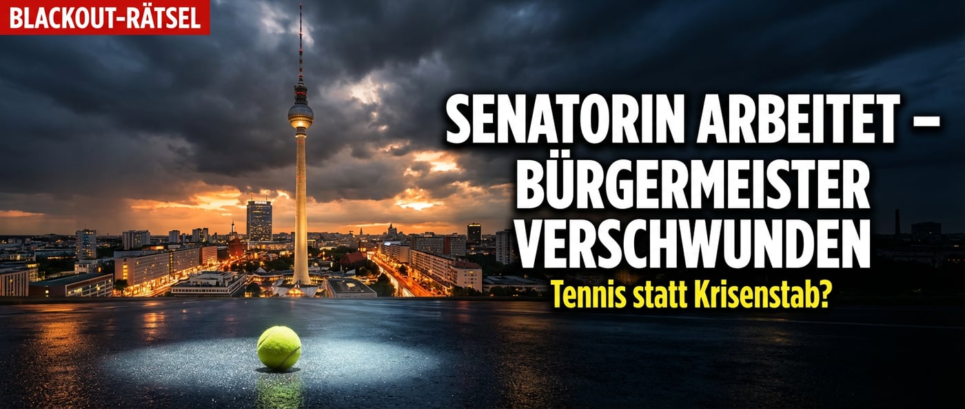 Berlins Blackout-Rätsel: Die Senatorin arbeitet – der Bürgermeister verschwindet im Nebel