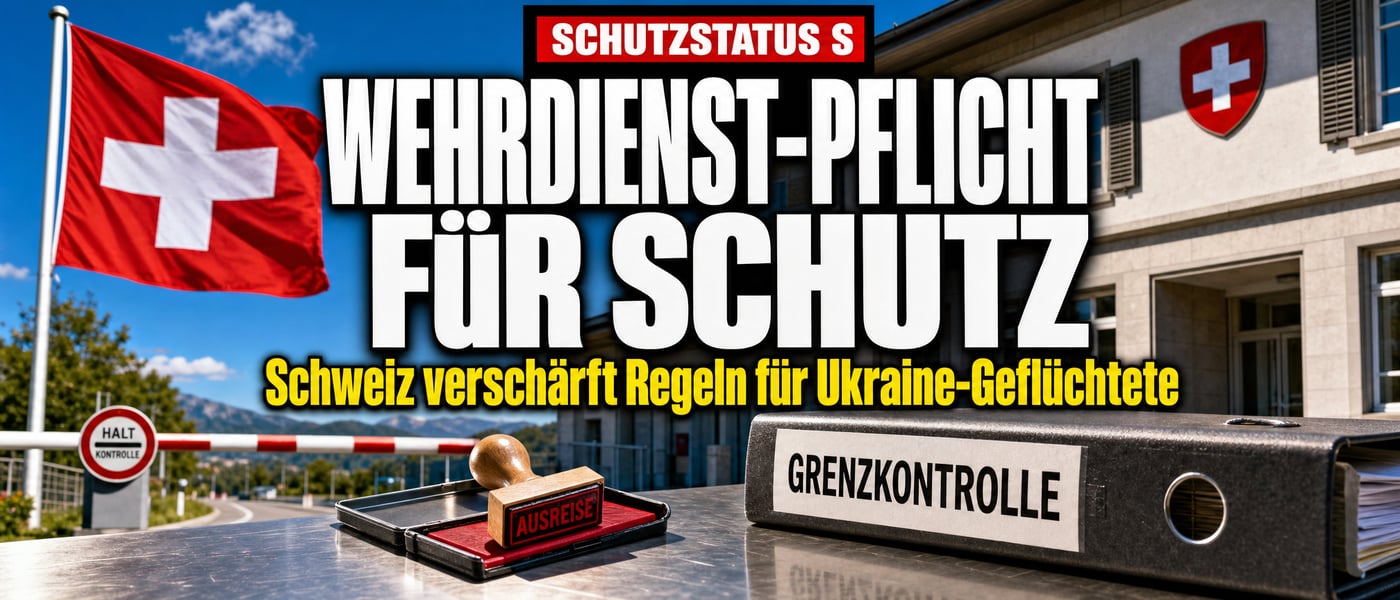 Bern zieht die Schraube an: Schutz für Ukrainer nur noch mit Wehrdienst-Nachweis