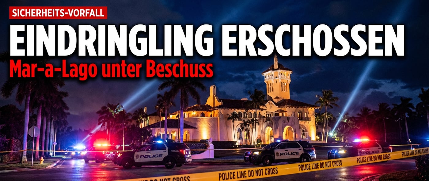 Bewaffneter Eindringling bei Mar-a-Lago erschossen – Trump war nicht vor Ort