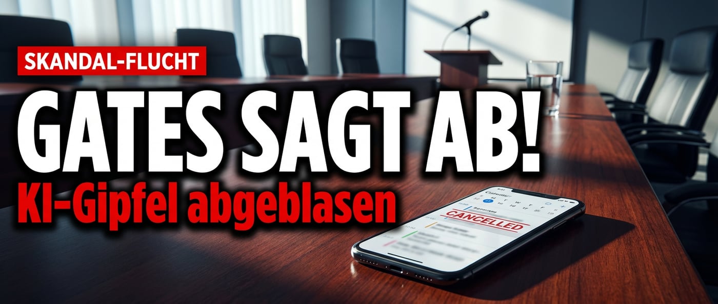 Bill Gates flüchtet vor dem Epstein-Skandal: Absage bei KI-Gipfel in Indien