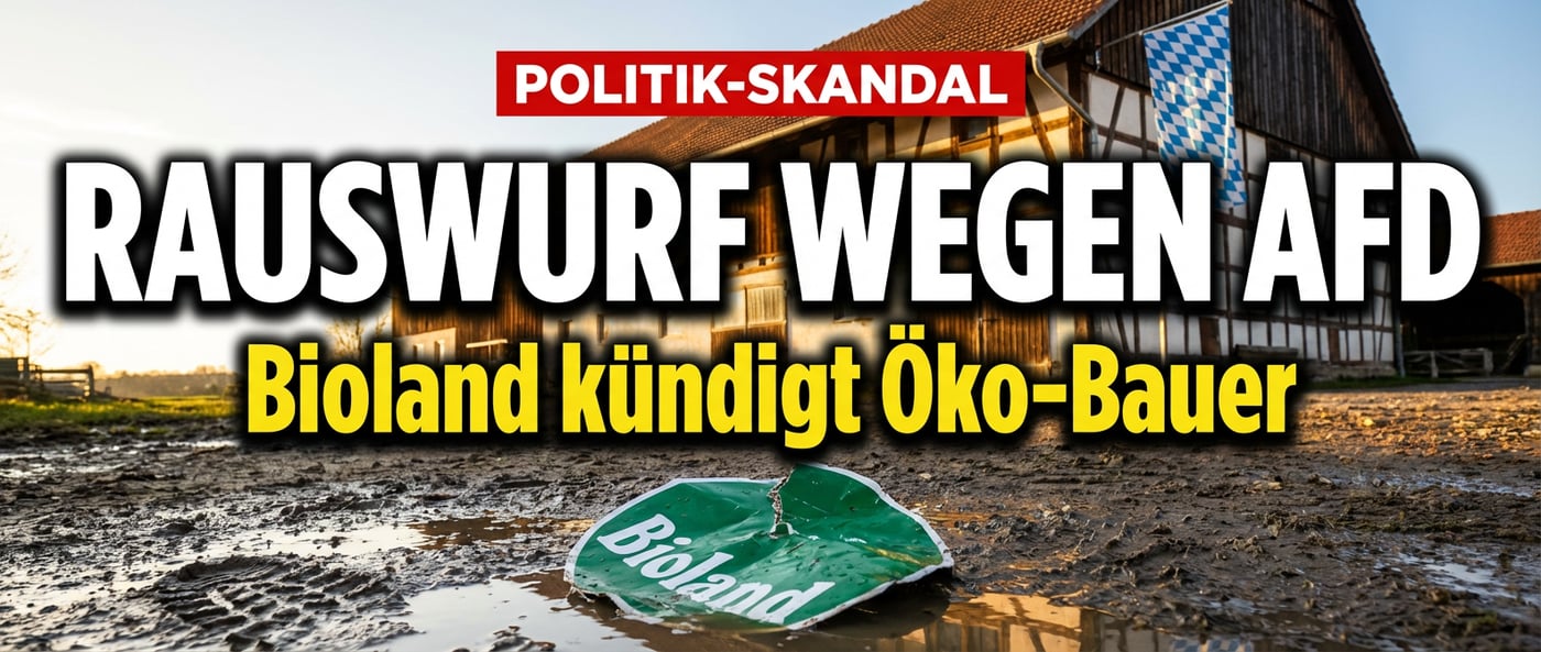 Bioland wirft Ökobauern nach AfD-Kandidatur hinaus – ein Lehrstück über politische Gesinnungsjustiz