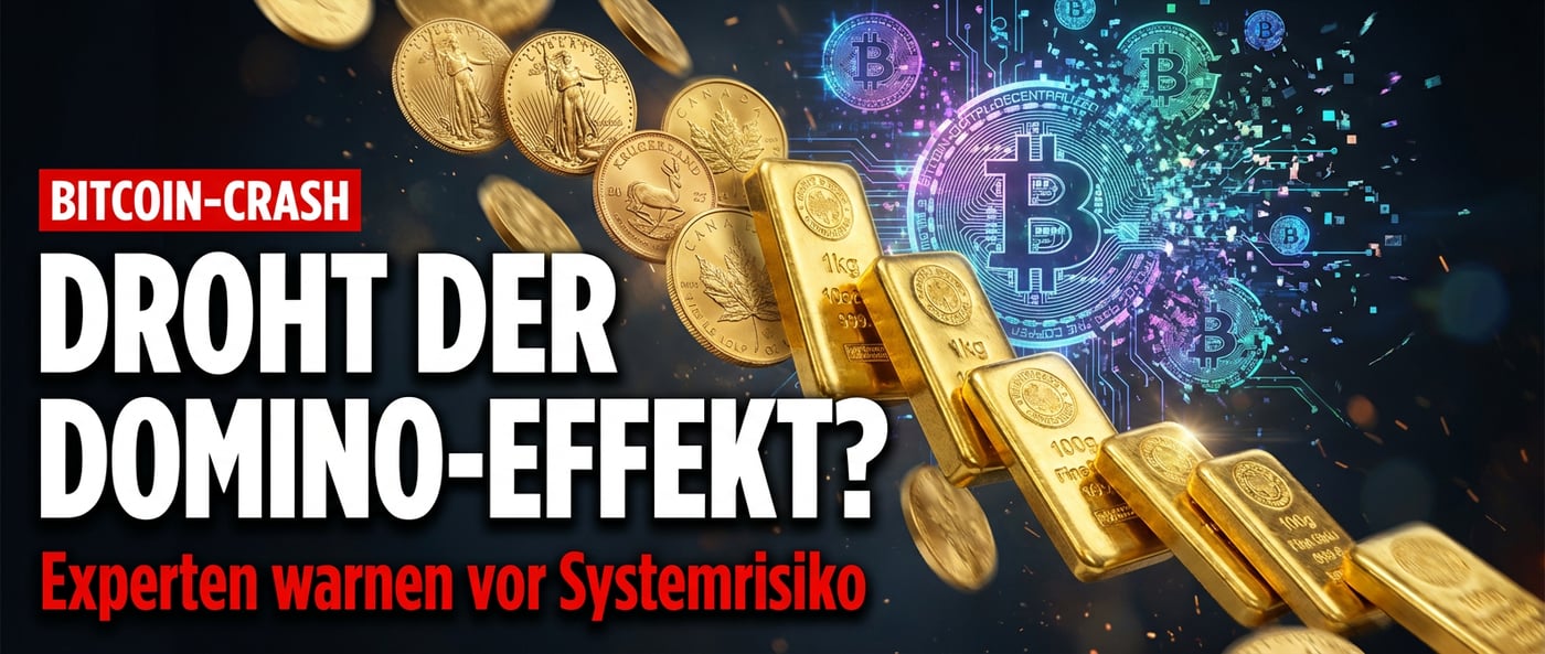 Bitcoin im freien Fall: Droht dem Finanzsystem ein gefährlicher Dominoeffekt?