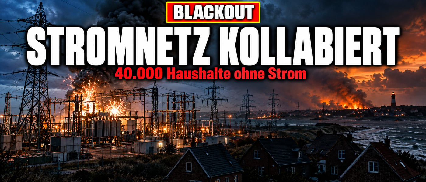 Blackout an der Nordsee: Netzfehler legt 40.000 Haushalte lahm!