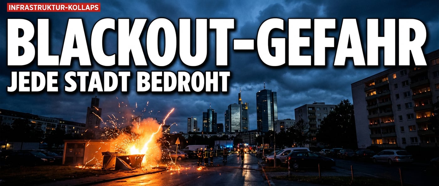 Blackout-Gefahr in Deutschland: Beamtenbund warnt vor flächendeckendem Versagen der Infrastruktur