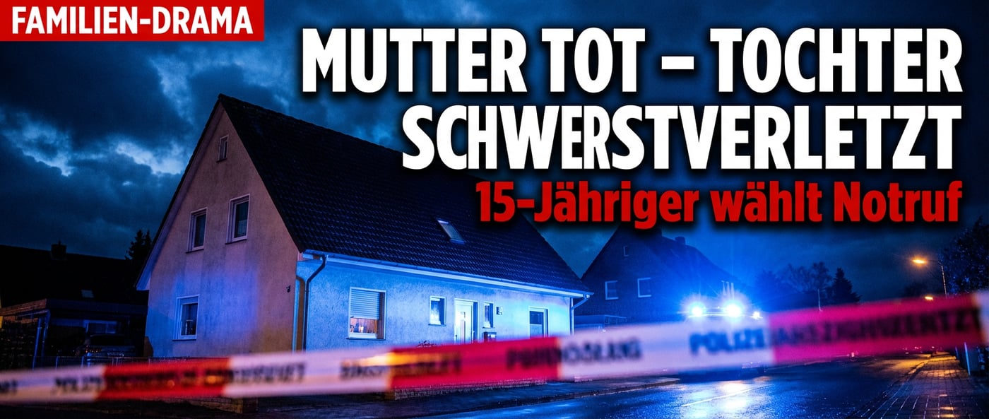 Bluttat in Barsinghausen: Mutter tot, Tochter kämpft um ihr Leben – 15-Jähriger ruft die Polizei
