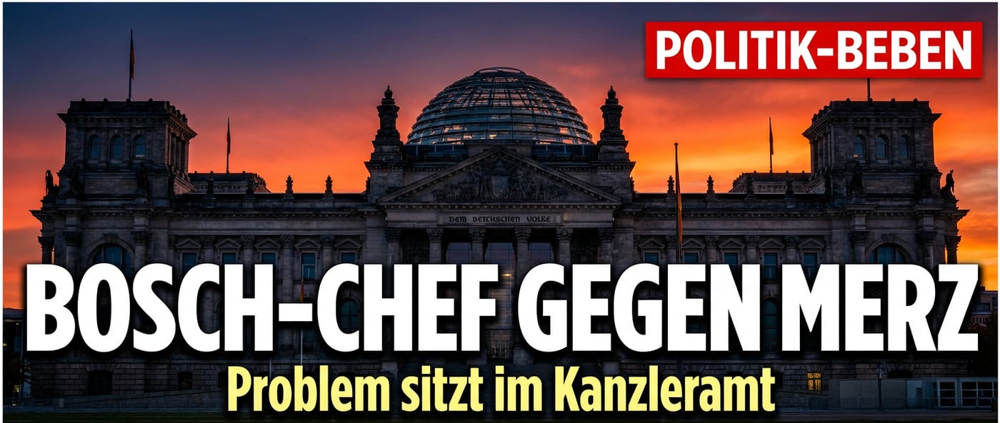 Bosch-Chef stellt sich gegen Merz: „Die Deutschen arbeiten genug – das Problem sitzt im Kanzleramt"